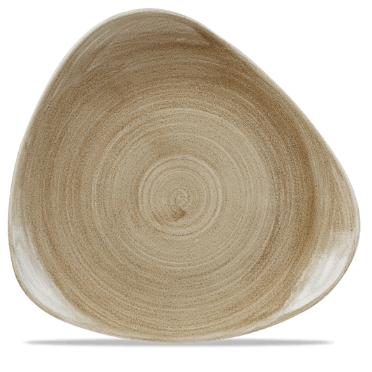 Stonecast Patina Antique Taupe Lotus Plate 12" Box of 6 (3-5 Working Days Delivery)
