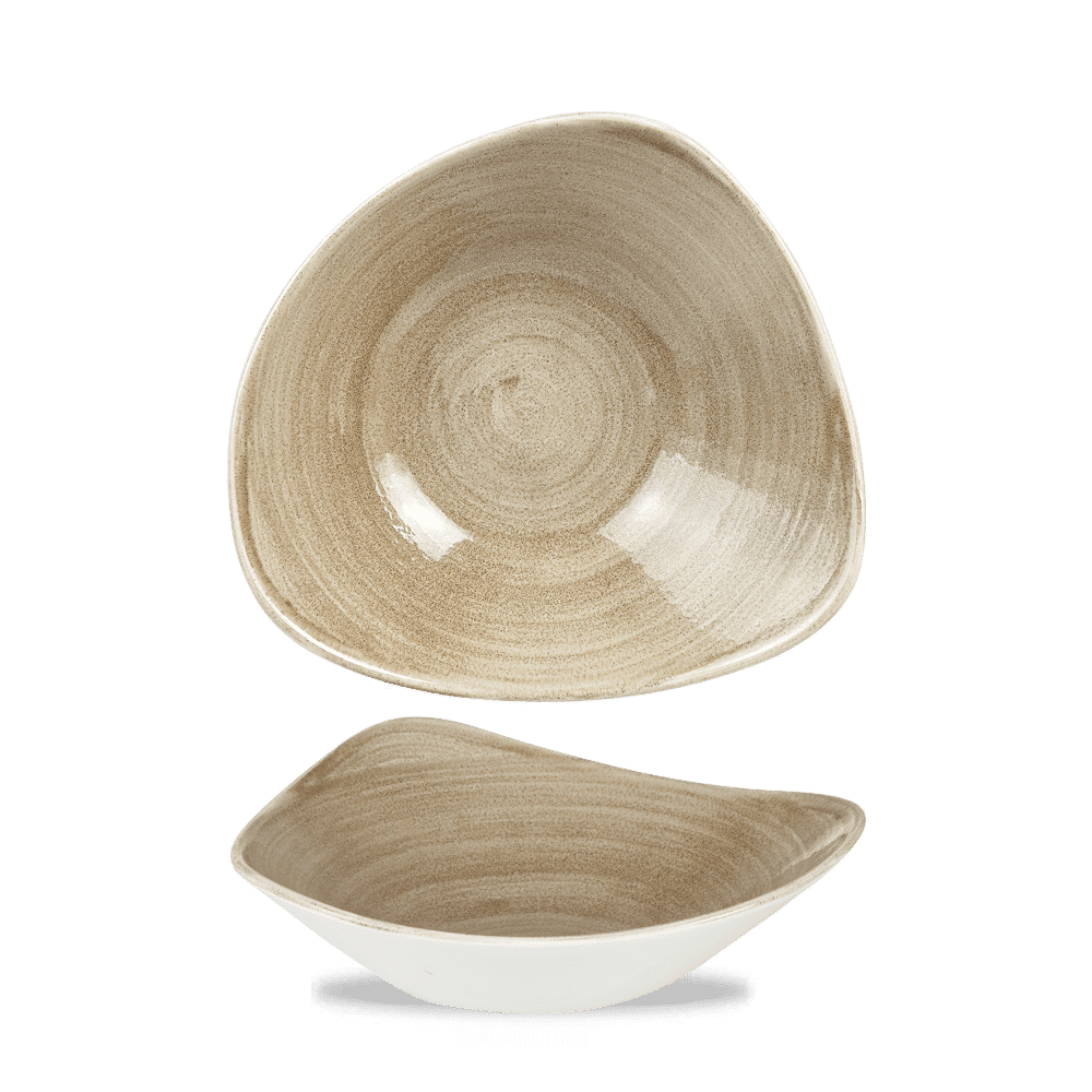Stonecast Patina Antique Taupe Lotus Bowl 9.25" Box 12