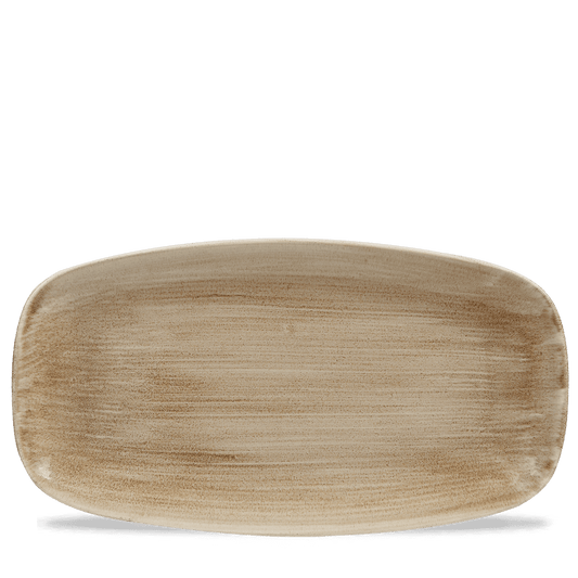 Stonecast Patina Antique Taupe Chefs Oblong Plate 13 7/8X7 3/8" Box of 6 (3-5 Working Days Delivery)