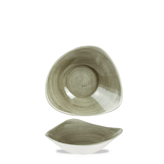Stonecast Patina Burnished Green Lotus Bowl 7" Box of 12 (3-5 Working Days Delivery)