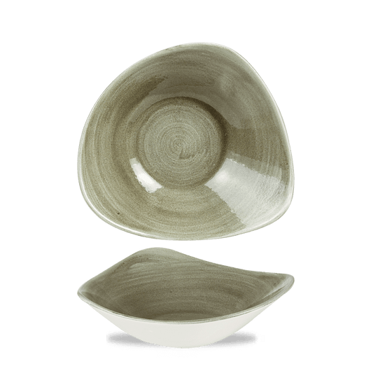 Stonecast Patina Burnished Green Lotus Bowl 9.25" Box of 12 (3-5 Working Days Delivery)
