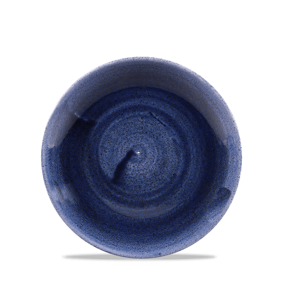 Stonecast Patina Cobalt Blue Evolve Coupe Plate 6.5" Box 12