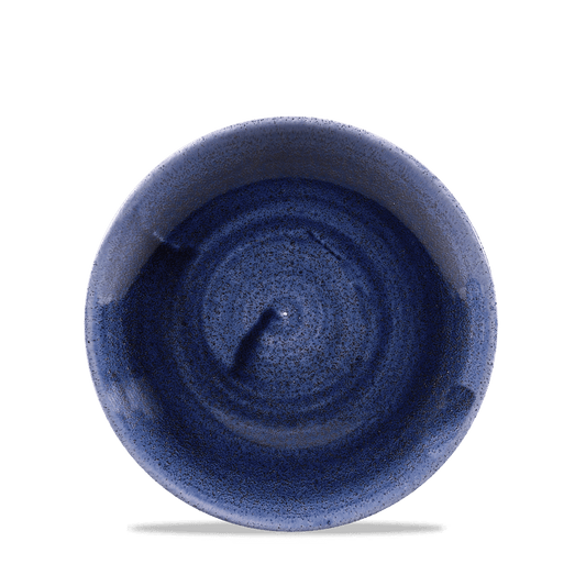 Stonecast Patina Cobalt Blue Evolve Coupe Plate 6.5" Box of 12 (3-5 Working Days Delivery)