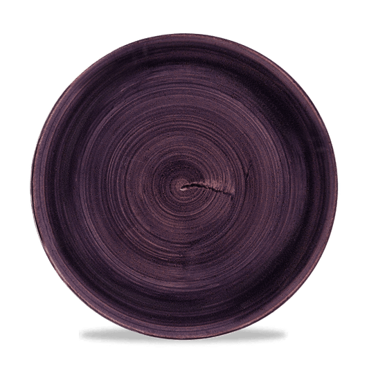 Stonecast Patina Deep Purple Evolve Coupe Plate 10.25" Box of 12 (3-5 Working Days Delivery)