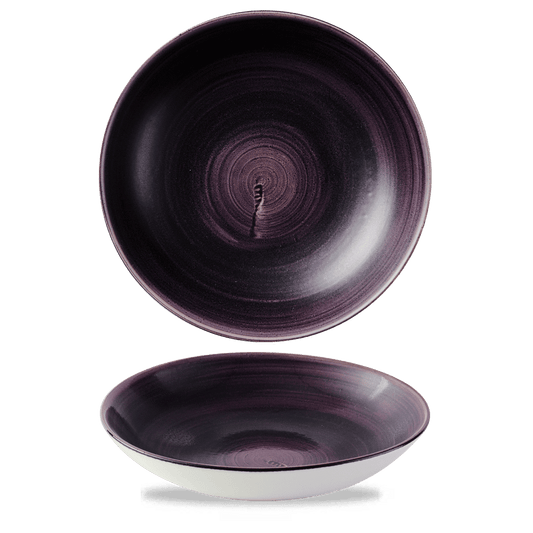 Stonecast Patina Deep Purple Evolve Coupe Bowl 9.75" Box of 12 (3-5 Working Days Delivery)