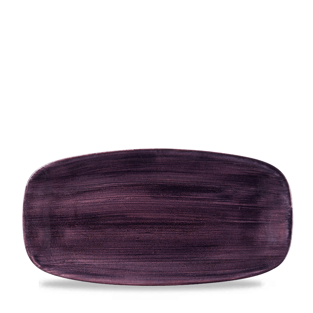 Stonecast Patina Deep Purple  Chefs Oblong Plate 11 3/4X6" Box 12