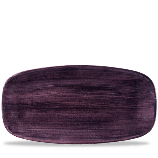 Stonecast Patina Deep Purple Chefs Oblong Plate 13 7/8X7 3/8" Box of 6 (3-5 Working Days Delivery)
