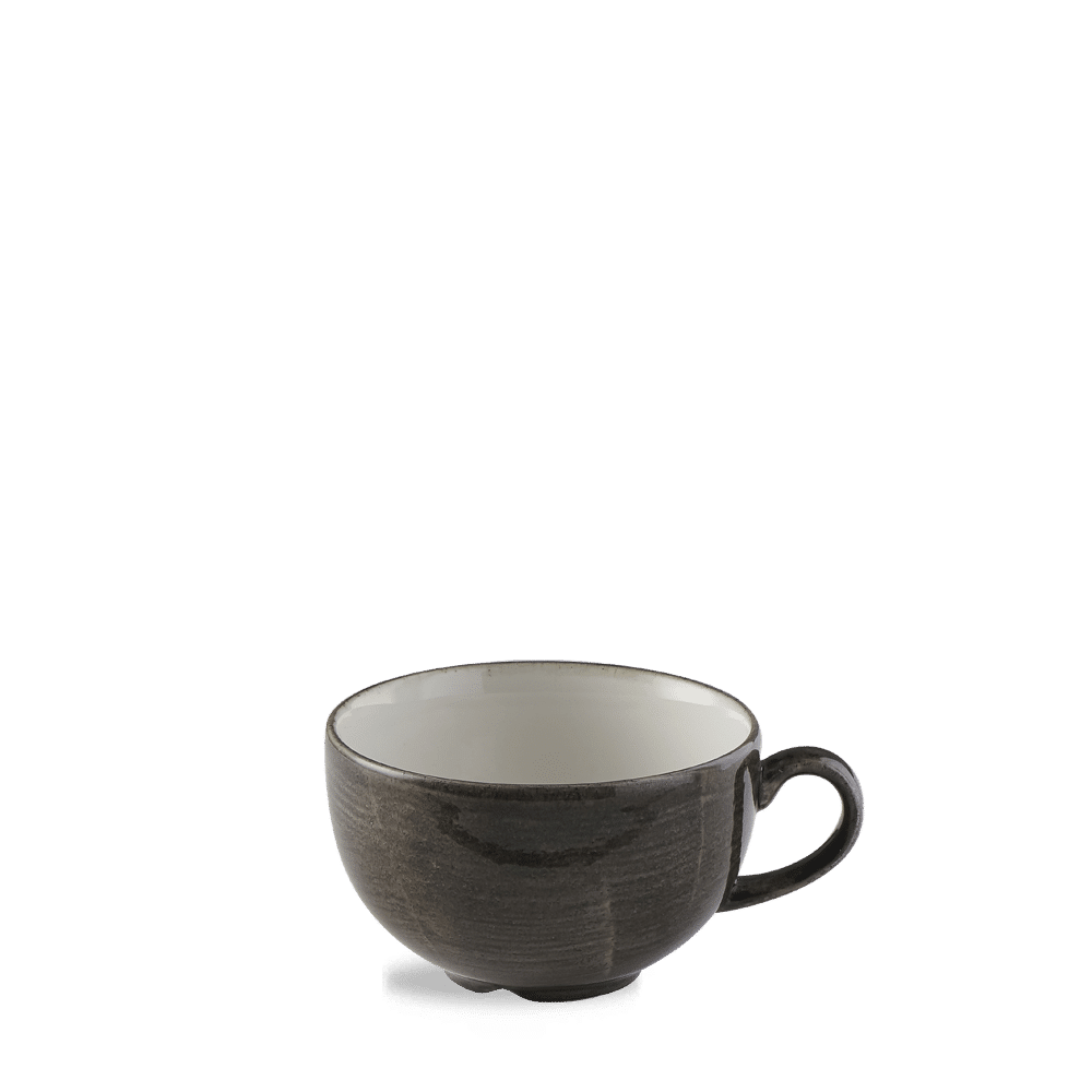 Stonecast Patina Iron Black  Cappuccino Cup 12Oz Box 12