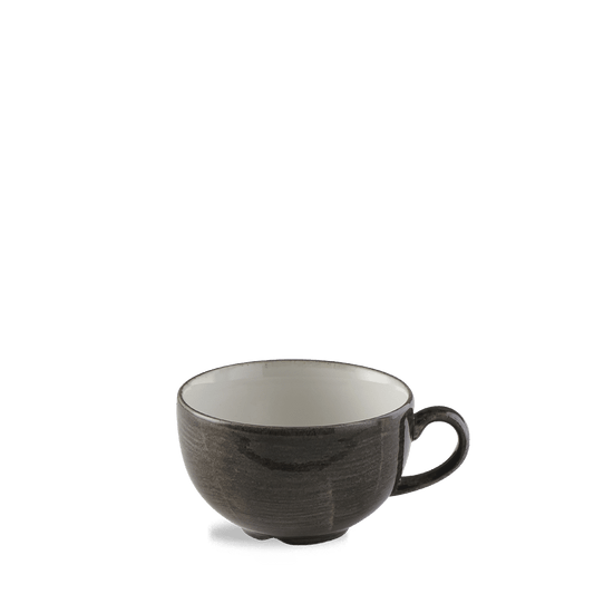 Stonecast Patina Iron Black Cappuccino Cup 12Oz Box of 12 (3-5 Working Days Delivery)