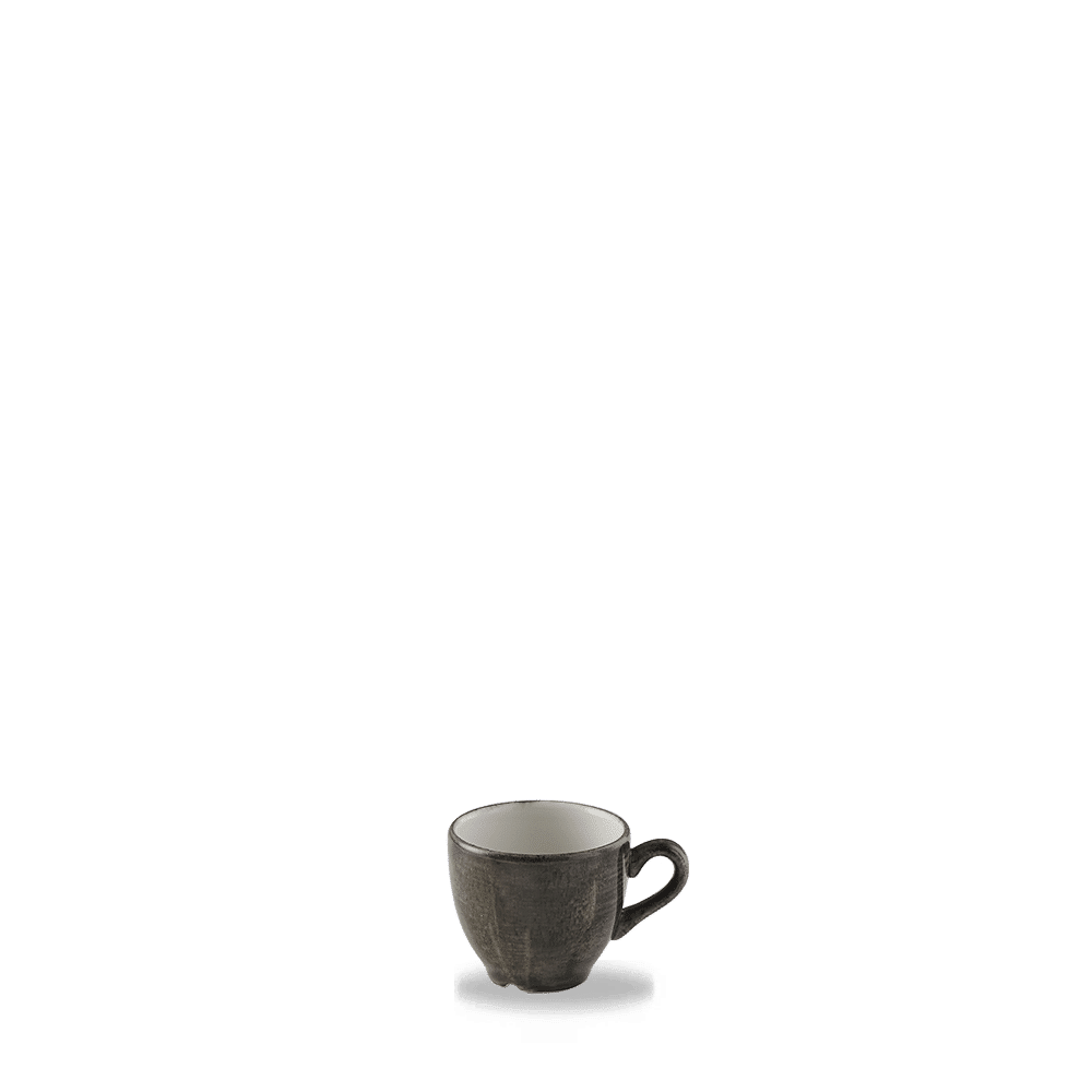 Stonecast Patina Iron Black  Espresso Cup 3.5Oz Box 12
