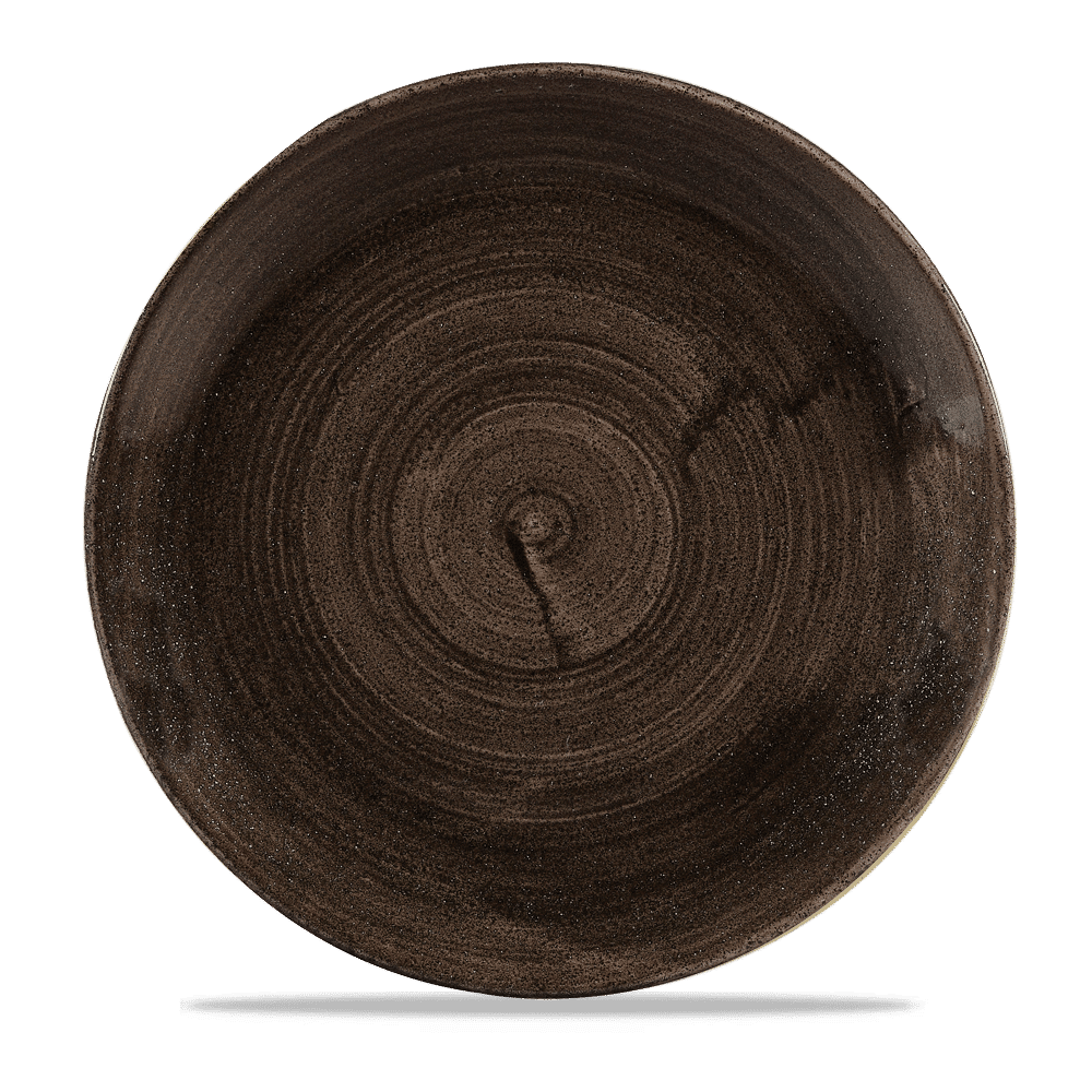 Stonecast Patina Iron Black Evolve Coupe Plate 11.25" Box 12