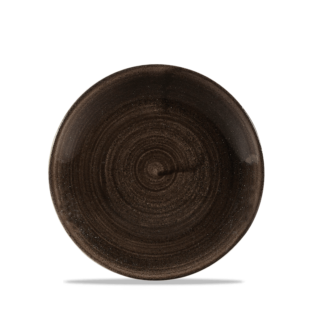 Stonecast Patina Iron Black Evolve Coupe Plate 6.5" Box 12