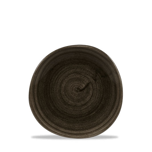 Stonecast Patina Iron Black Round Trace Plate 7 1/4" Box of 12 (3-5 Working Days Delivery)