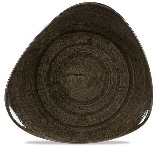 Stonecast Patina Iron Black Lotus Plate 12" Box of 6 (3-5 Working Days Delivery)