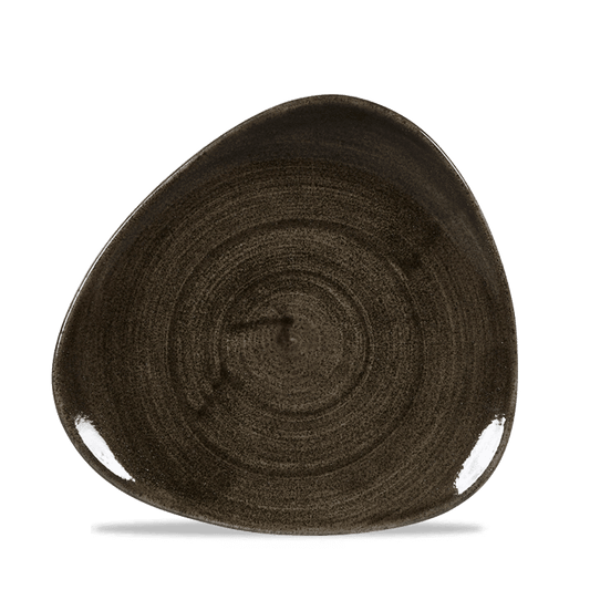 Stonecast Patina Iron Black Lotus Plate 8" Box of 12 (3-5 Working Days Delivery)