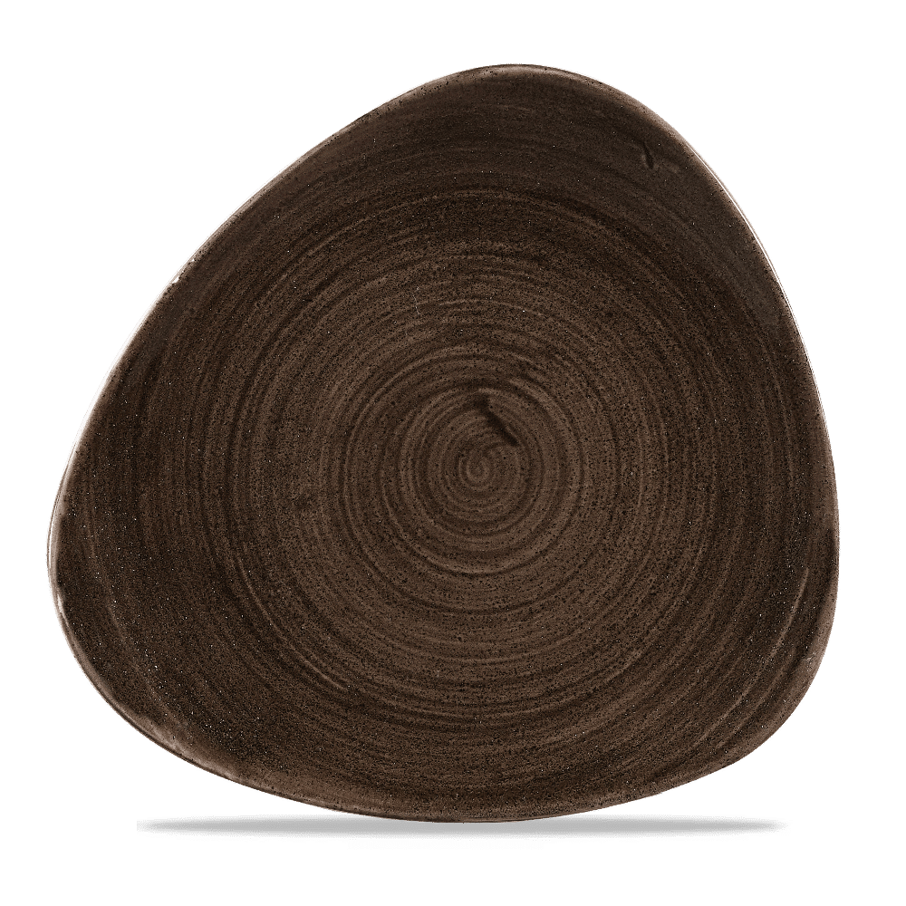 Stonecast Patina Iron Black Lotus Plate 9 5/8" Box 12
