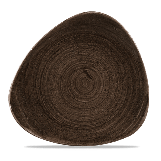 Stonecast Patina Iron Black Lotus Plate 9 5/8" Box of 12 (3-5 Working Days Delivery)