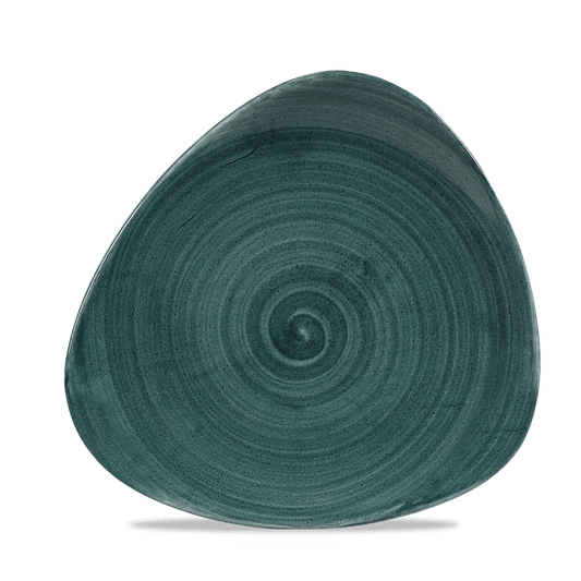 Stonecast Patina Rustic Teal Lotus Plate 9 5/8" Box of 12 (3-5 Working Days Delivery)