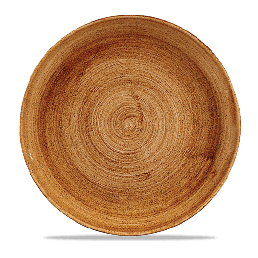 Stonecast Patina Vintage Copper Evolve Coupe Plate 11 1/4" Box of 12 (3-5 Working Days Delivery)