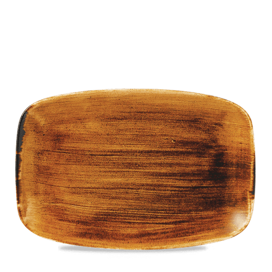 Stonecast Patina Vintage Copper Oblong Chefs Plate 12 X 7 4/5" Box of 6 (3-5 Working Days Delivery)