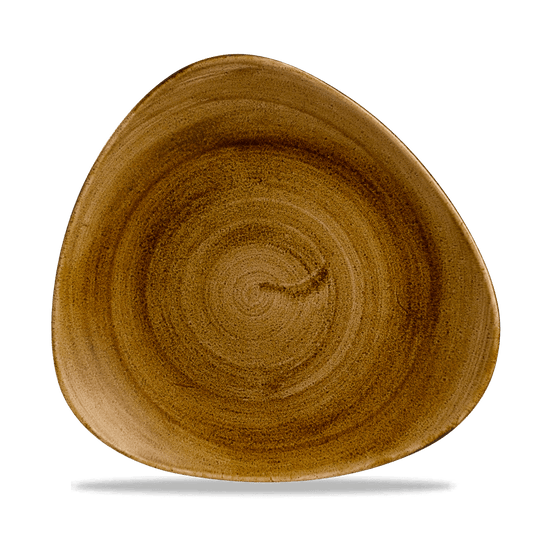 Stonecast Patina Vintage Copper Lotus Plate 11 1/4" Box of 12 (3-5 Working Days Delivery)