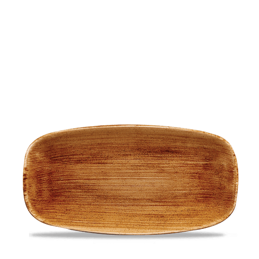 Stonecast Patina Vintage Copper Chefs Oblong Plate 11 3/4X6" Box of 12 (3-5 Working Days Delivery)