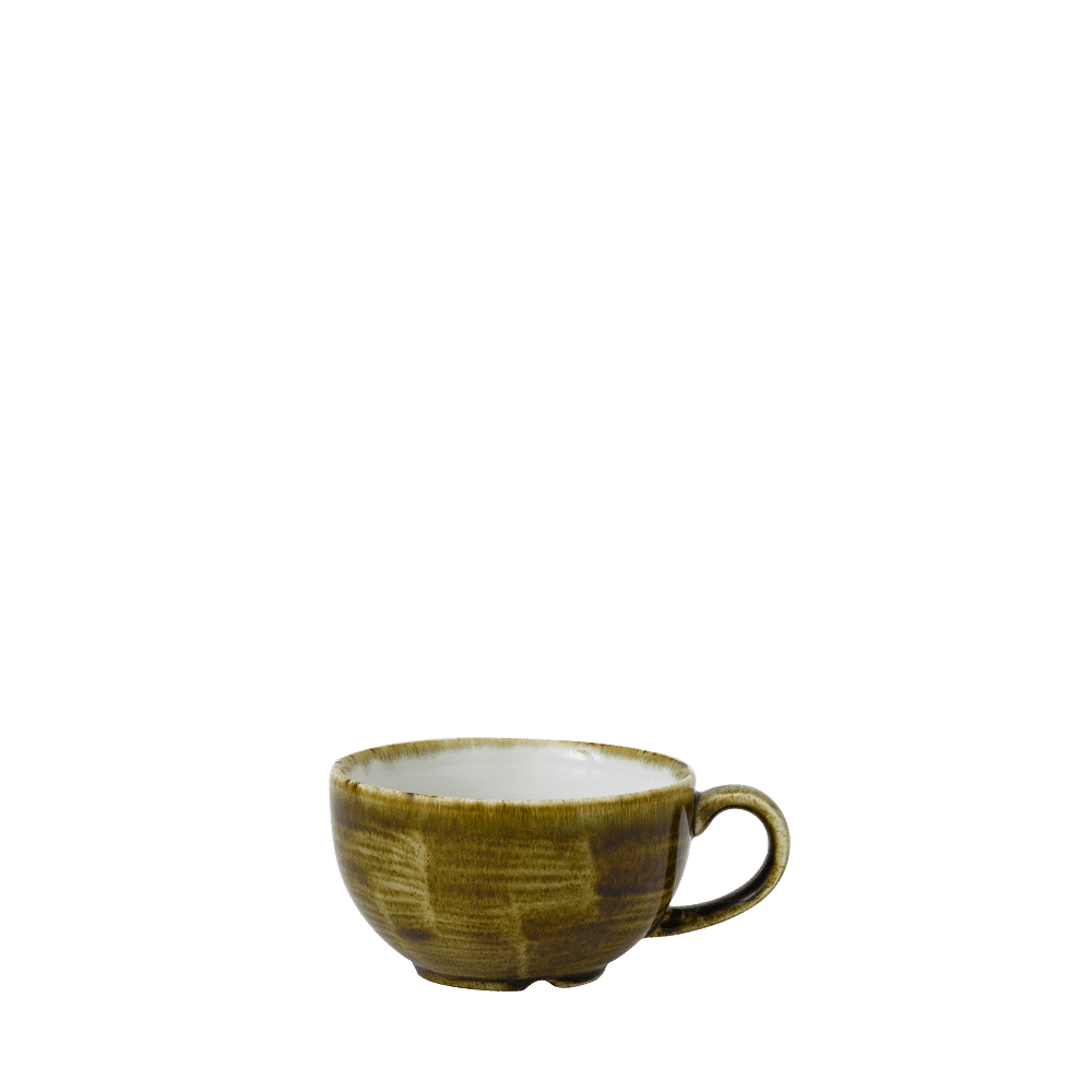 Stonecast Plume Olive  Cappuccino Cup 8Oz Box 12