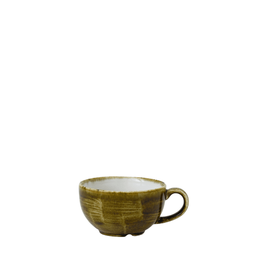 Stonecast Plume Olive Cappuccino Cup 8Oz Box of 12 (3-5 Working Days Delivery)