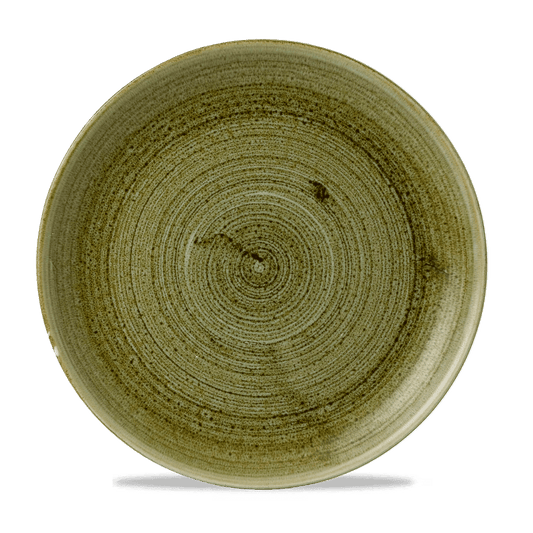 Stonecast Plume Olive Evolve Coupe Plate 10.25" Box of 12 (3-5 Working Days Delivery)