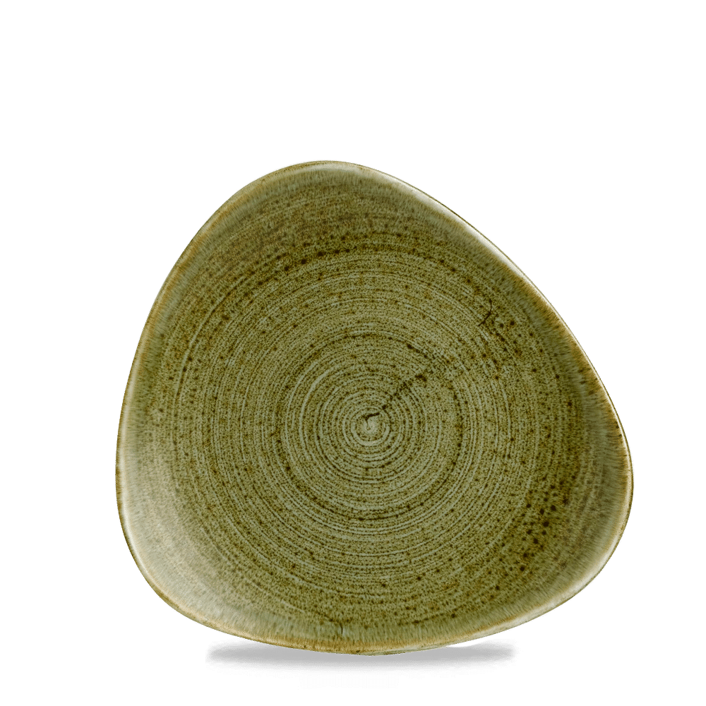 Stonecast Plume Olive Lotus Plate 9 5/8" Box 12