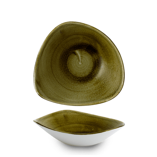 Stonecast Plume Olive Lotus Bowl 9" Box of 12 (3-5 Working Days Delivery)