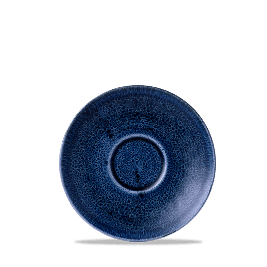 Stonecast Plume Ultramarine Cappuccino Saucer 6.25" Box of 12 (3-5 Working Days Delivery)