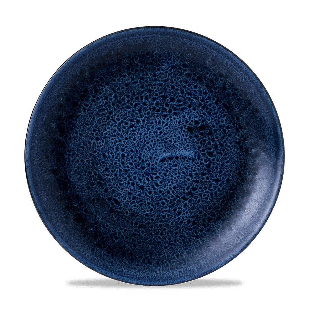 Stonecast Plume Ultramarine Evolve Coupe Plate 10.25" Box 12