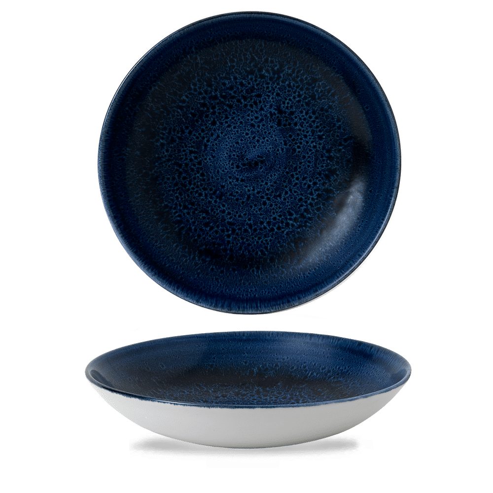 Stonecast Plume Ultramarine Evolve Coupe Bowl 9.75" Box 12