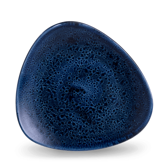 Stonecast Plume Ultramarine Lotus Plate 9 5/8" Box of 12 (3-5 Working Days Delivery)
