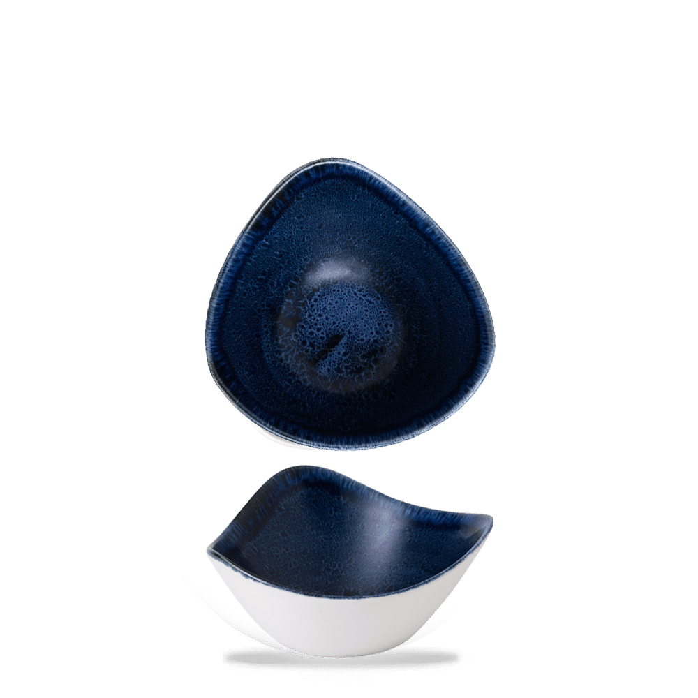 Stonecast Plume Ultramarine Lotus Bowl 6" Box 12