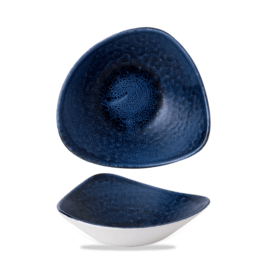 Stonecast Plume Ultramarine Lotus Bowl 9" Box of 12 (3-5 Working Days Delivery)