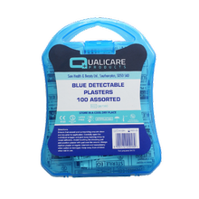 Blue Detectable Assorted Plasters Box of 100