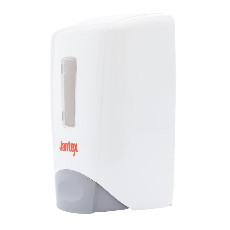 Jantex Manual Hand Soap Dispenser 500ml - Dose: 0.4ml, 0.65ml, 1ml - Refil packs (FU374) & (FU375)