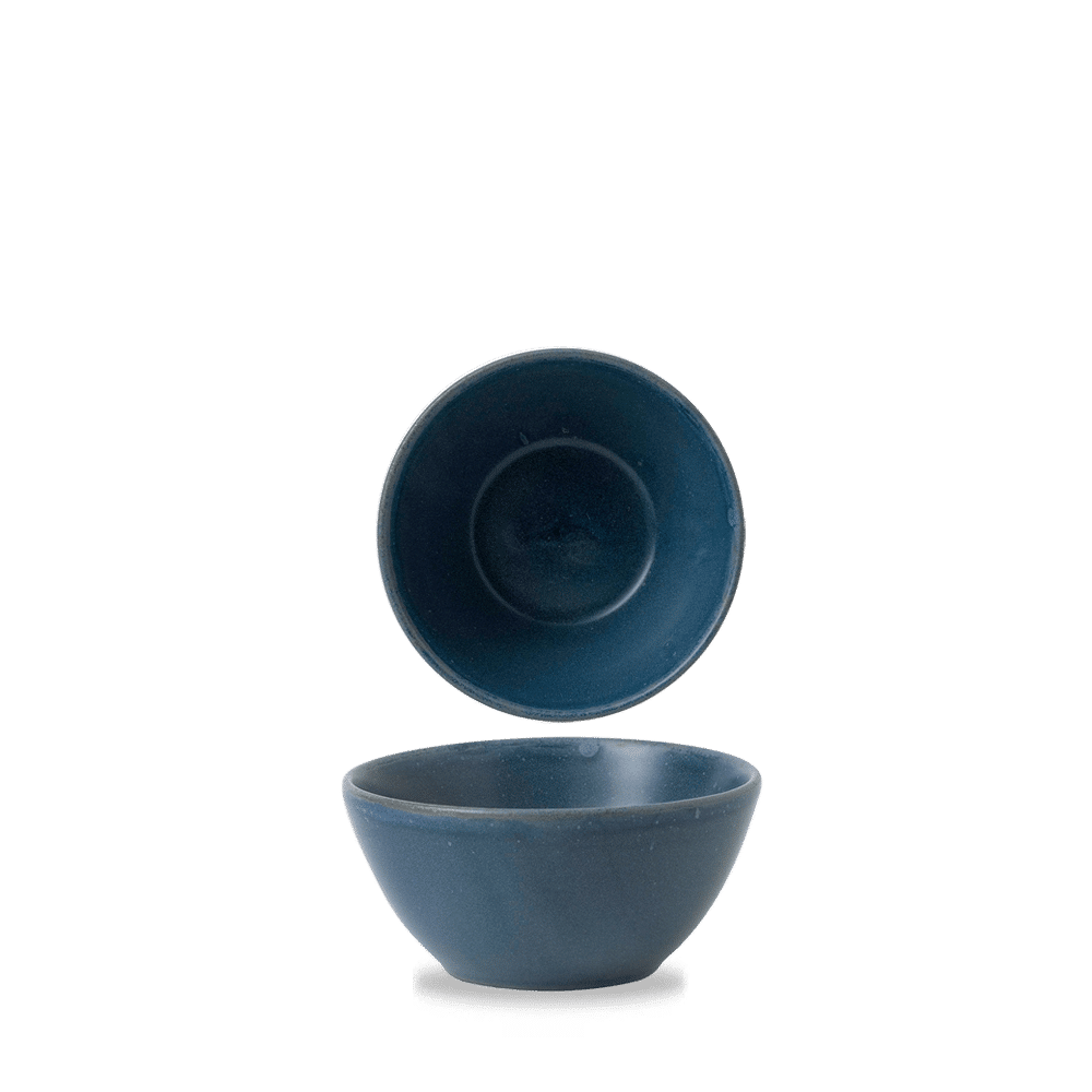 Oslo Blue  Contour Snack Bowl 14.5Oz Box 12