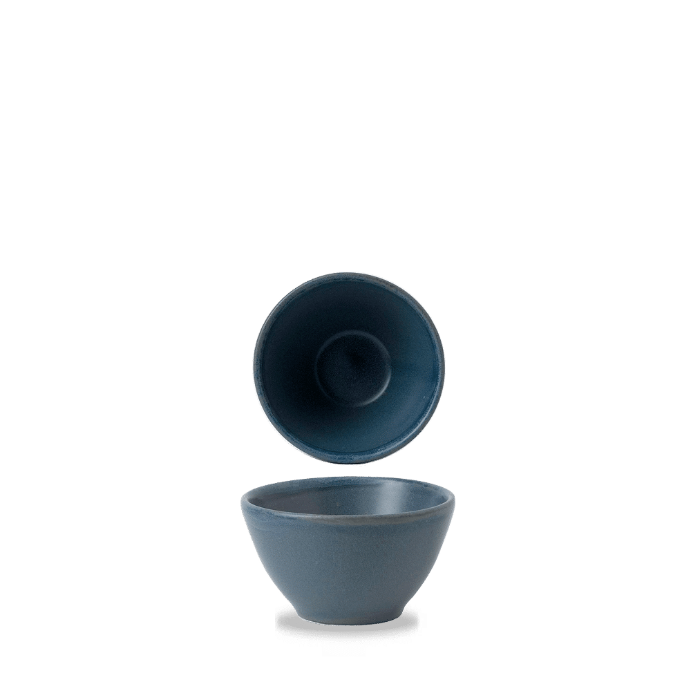 Oslo Blue  Contour Dip Pot 4Oz Box 12