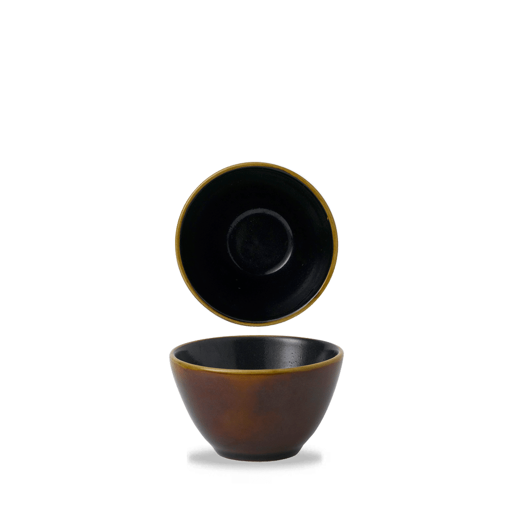Siena Brown  Contour Deep Bowl 8Oz Box 12