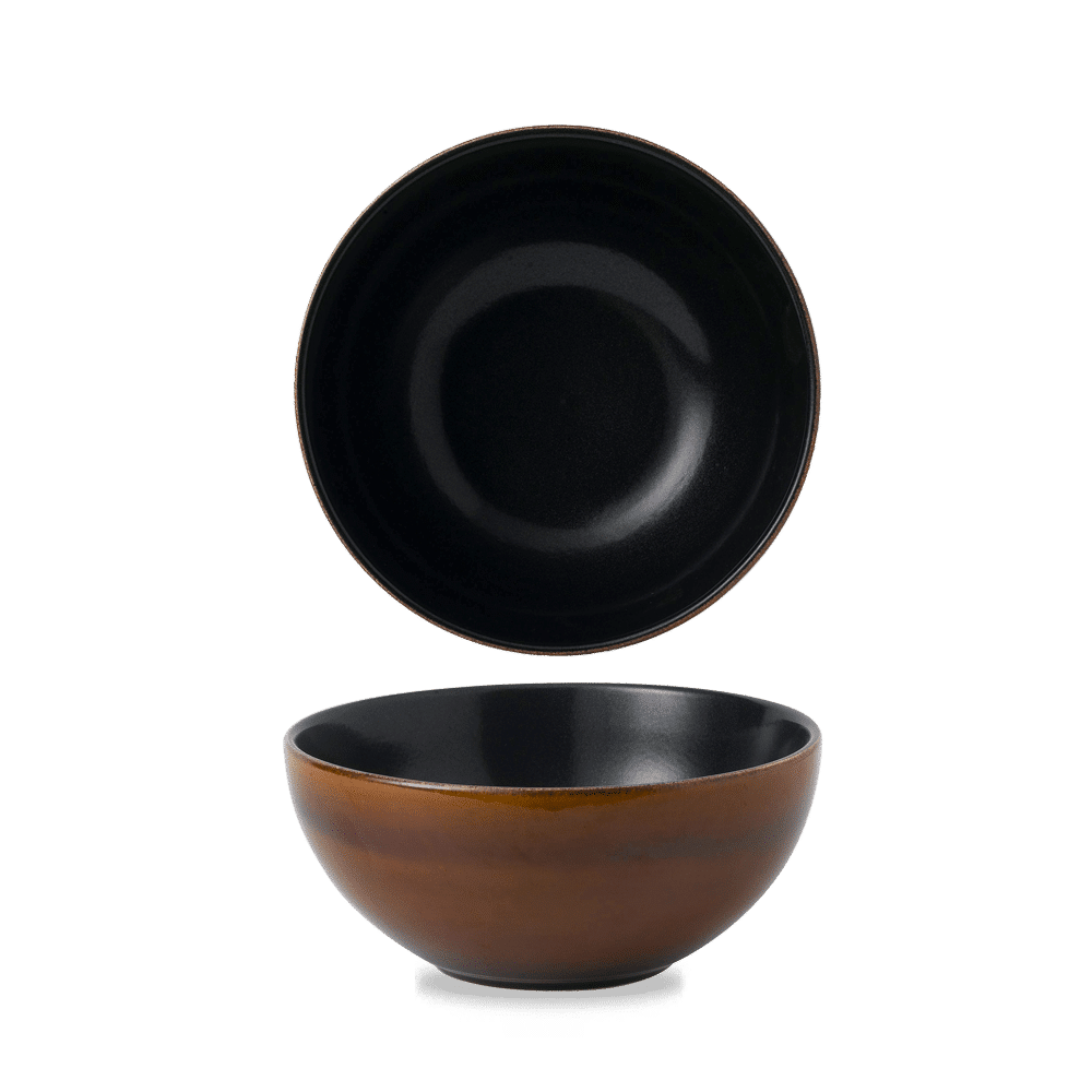 Siena Brown  Noodle Bowl 42Oz Box 6