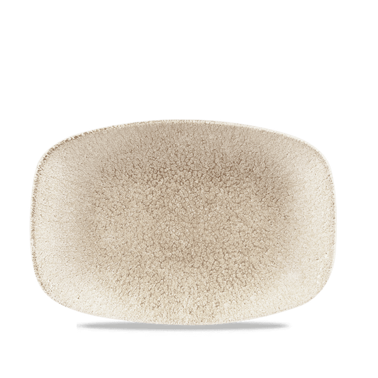 Raku Agate Grey Chefs Oblong Plate 9.35"X6.2" Box of 12 (3-5 Working Days Delivery)