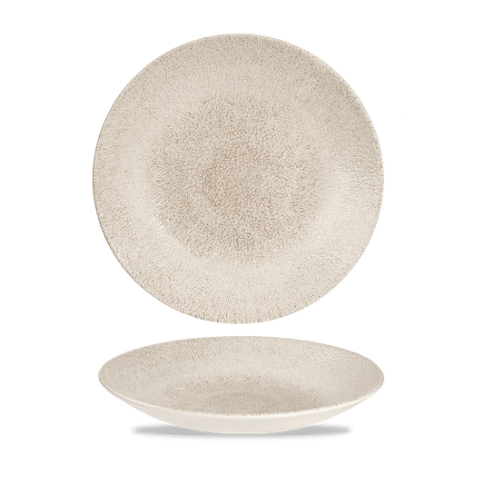 Raku Agate Grey Deep Coupe Plate 9 2/5" Box of 12 (3-5 Working Days Delivery)