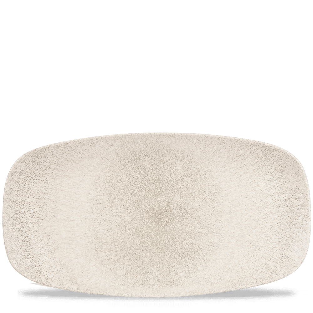 Raku Agate Grey  Chefs Oblong Plate 13 7/8X7 3/8" Box 6