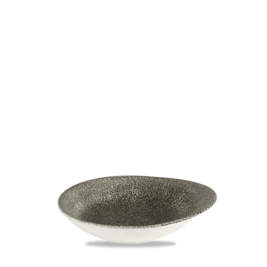 Raku Quartz Black Round Round Dish 6 3/8X5 5/8" Box of 12 (3-5 Working Days Delivery)