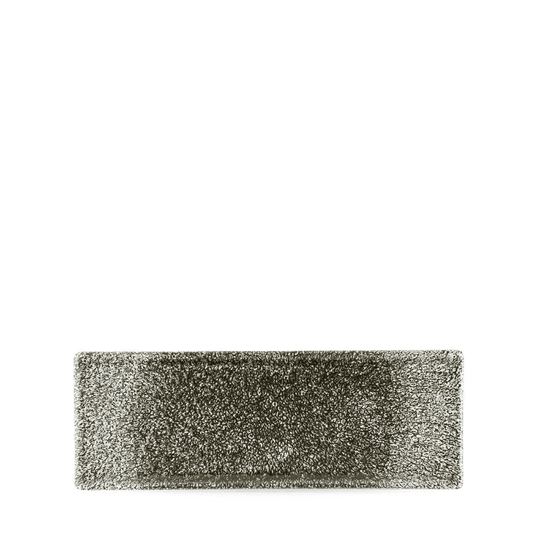 Raku Quartz Black Oblong Plate 25X9Cm Box of 6 (3-5 Working Days Delivery)