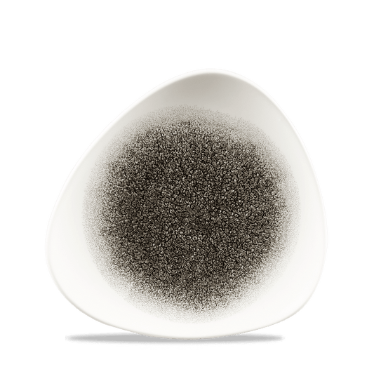 Raku Quartz Black Lotus Plate 8" Box of 12 (3-5 Working Days Delivery)