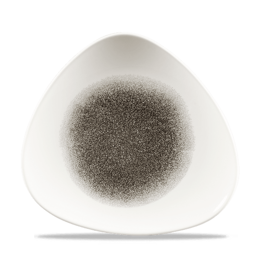 Raku Quartz Black Lotus Plate 9 5/8" Box of 12 (3-5 Working Days Delivery)